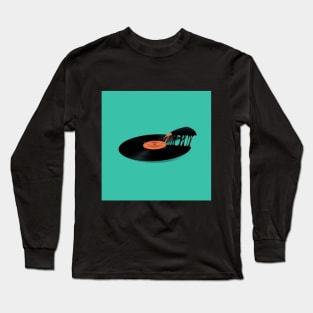 music pizza surrealism Long Sleeve T-Shirt